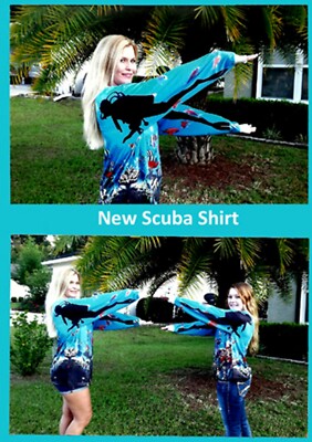 SCUBA SHIRTS - RASH GUARD - DIVE OUT OF THE WATER - PUT YOUR ARMS TOGETHER.