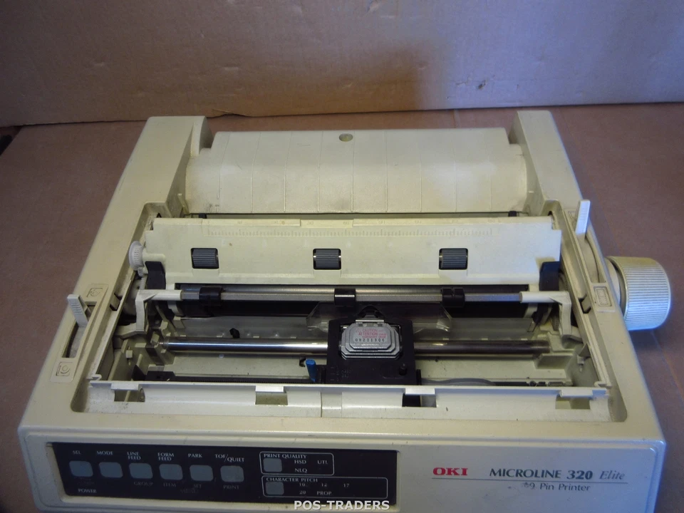 OKI MICROLINE 320 Elite A4 9-Pin Dot Matrix Impact Printer INC ROLL - NO COVER - Bild 4 von 4