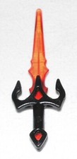21344, 1x Schwert, Glas-Schwert, Kristall-Schwert, schwarz, rot