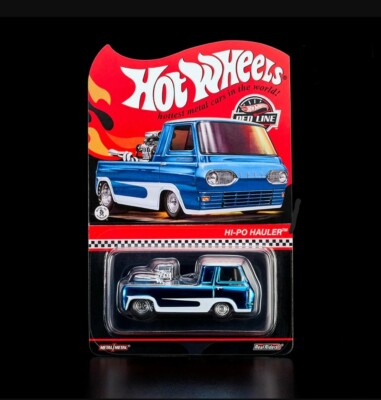 🔥Hot Wheels 2022 RLC Exclusive HI-PO HAULER🏁 Aqua Spectraflame