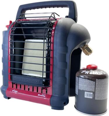 Mr. Heater Buddy Heizstrahler Heizlüfter Heizer Kanzelheizung +450g Gaskartusche