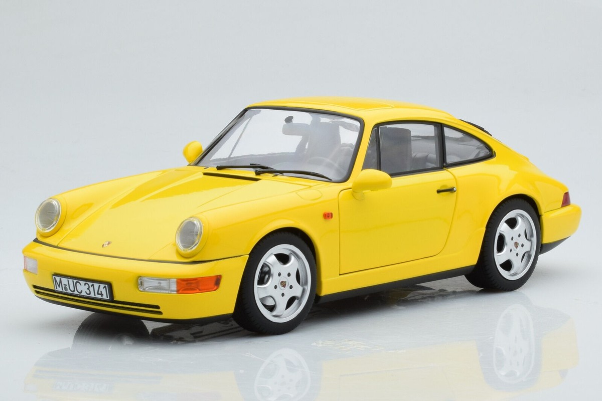 【tteramoto】 NOREV PORSCHE CARRERA Norev 1/18 Diecast 187328 - Porsche 911 Carrera 2 1992 Gelb