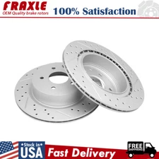 2pcs Rear Disc Brake Rotors For Nissan Maxima 350z 370z Infiniti G35 G37 M35 M45