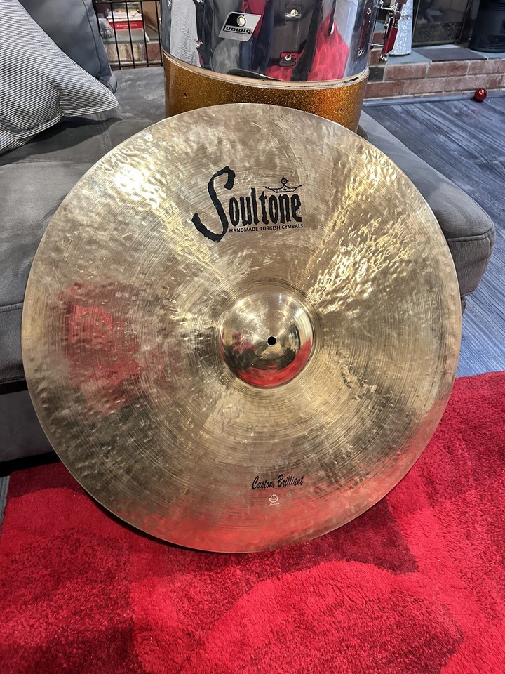 SOULTONE 26” Custom Brilliant Series Ride Cymbal Giant Dark Ride