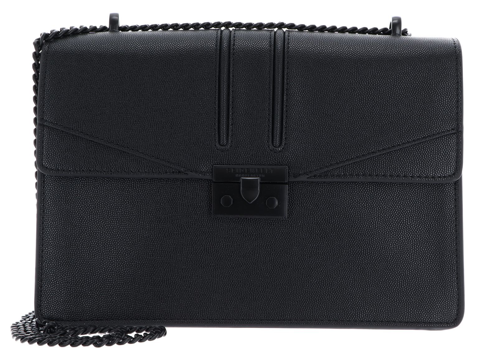 SEIDENFELT MANUFAKTUR evening bag Roros Big Black / Black