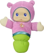 Playskool Glo Worm 9' Soft Toy for Babies with Soothing Melodies - Pink