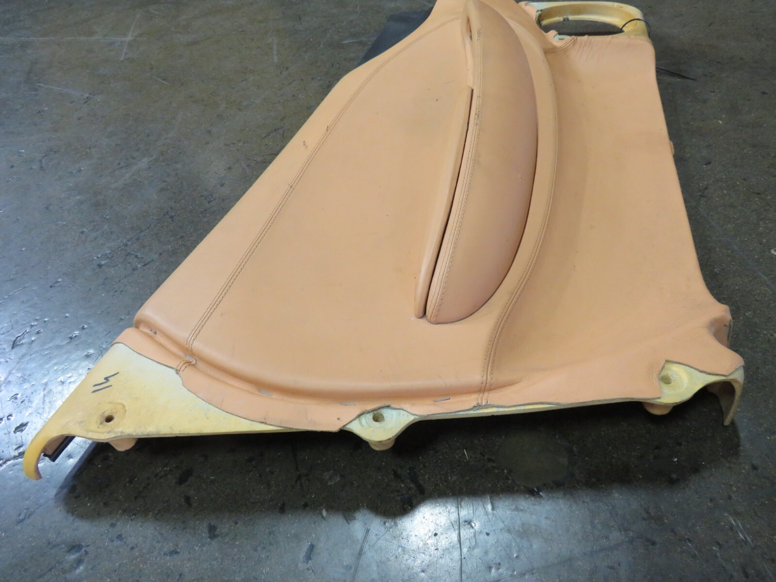 Ferrari 360, LH, Left, Interior Door Panel, Beige, Dmg, Used, P/N 65007605