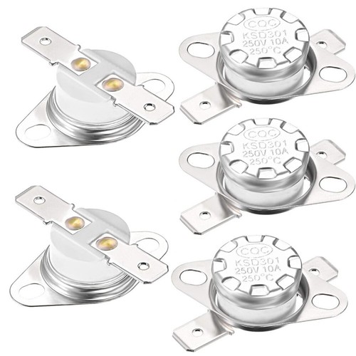 Interrupteur Thermique KSD301 Normalement Fermé 30°C - 250V 10A - Thermostat Pour Appareils