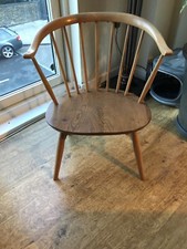 Ercol Low Fireside Chair. Cowhorn. Nursing Chair.