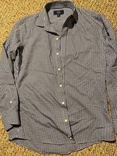 Buttoned Down Brand Mens 15 1/2 33 Slim Fit Button Front Dress Shirt 100 Cotton