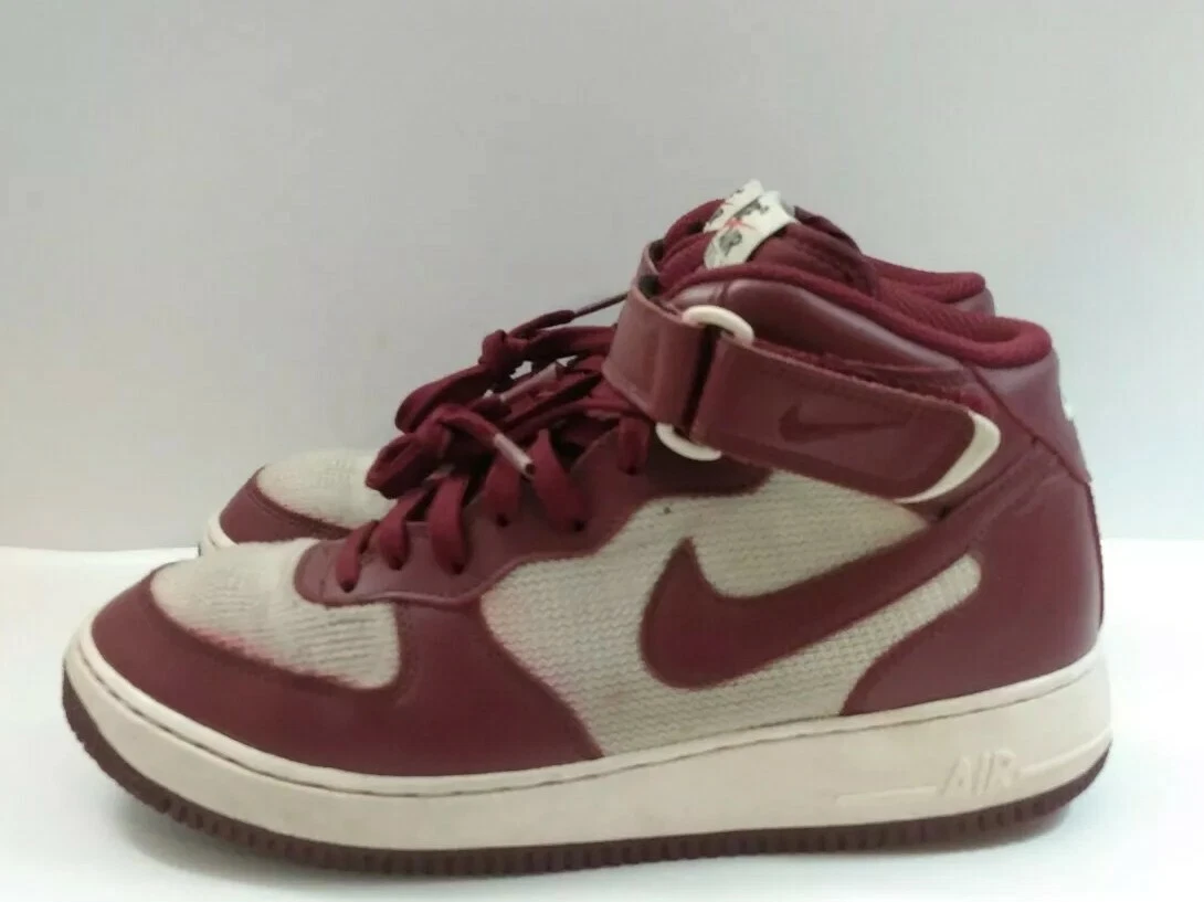 Nike Air Force 1 Mid 07 Team Red Summit White Shoes Size 9.5 315123 610