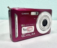 Cámara digital compacta Casio Exilim Ex-Z29 10,1 MP rosa con tarjeta SD necesita batería