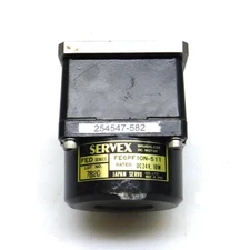 Servex FE6PF10N-511 Brushless DC Motor with 6H9FBN Gearhead, 4.25" Metal Plate