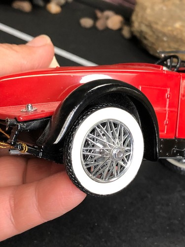 PARTS ONLY ~ 1:24 Diecast FRANKLIN MINT 1928 STUTZ BLACK HAWK BOATTAIL SPEEDSTER - Picture 15 of 24