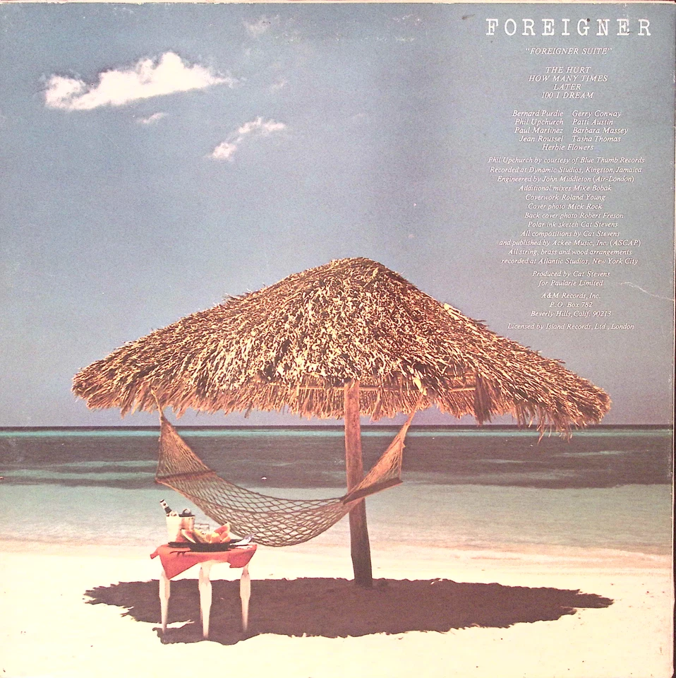 CAT STEVENS FOREIGNER  A&M RECORDS  VINYL 2LP  SET  170-61 - Image 2 of 4