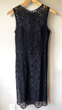 Dolce & Gabbana 2-Piece Black Lace Dress with Separate Slip Made in Italy