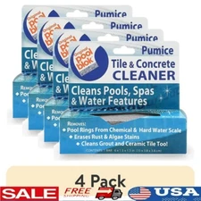Pumice Tile Concrete Cleaner Scouring Stick 4 Pack Algae Rust Stain Remover New