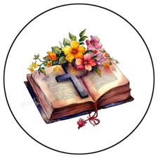 FLORAL BIBLE ENVELOPE SEALS LABELS STICKERS PARTY FAVORS
