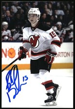 Reid Boucher Autographed 4x6 Color Photo New Jersey Devils #15 White A