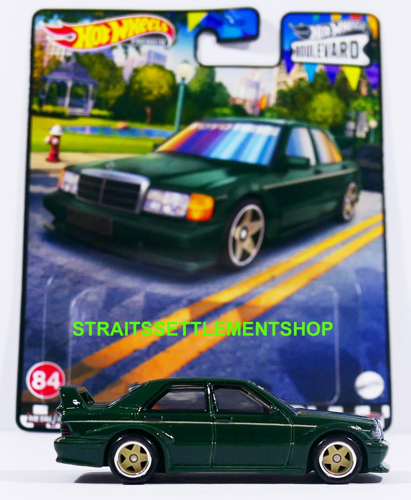 HOT WHEELS 2023 BOULEVARD MIX 4 84 MERCEDES BENZ 190 E 2.516 LOOSE