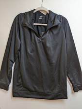 NWT Men Under Armour 1/2 Zip Tech Pullover Long Sleeve Shirt Loose Fit Navy Sz L