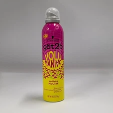 Schwarzkopf Got2b Volumaniac Bodifying Hair Mousse #4 Insane Volume, 8oz