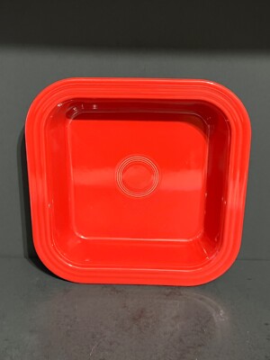 Fiestaware Fiesta Scarlet Red Square Baker 10 5/8