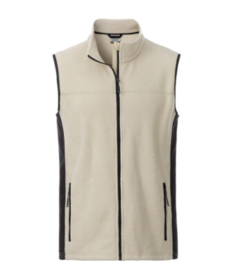 James & Nicholson Herren Workwear Fleece Weste Bodywarmer Übergangsjacke ä JN856