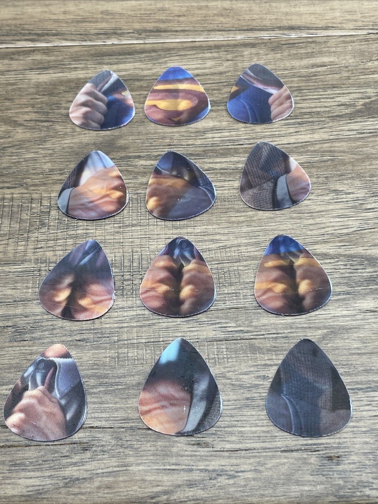 12 Medium Lenticular 3D DC Comics Superman Guitar Picks Plectrums KG