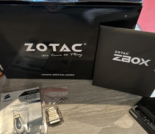 ZOTAC ZBOX HD-ND22 - Original Box, Manuals, CD, Adapter, Extra 4GB Added, OBO - Picture 7 of 24
