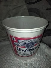vintage budweiser ice buckets wax lined 1996 atalanta olympics