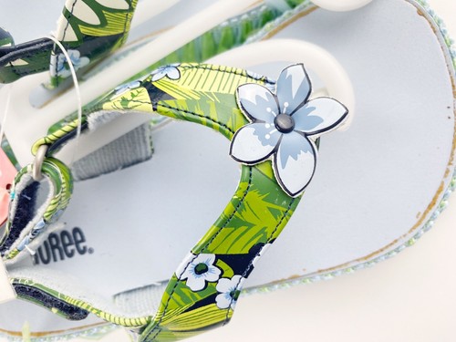 Sandalias Gymboree Vintage Costa Rica Bebé Niña Chanclas Zapatos Talla 08 Nuevo con Etiquetas - Imagen 9 de 11