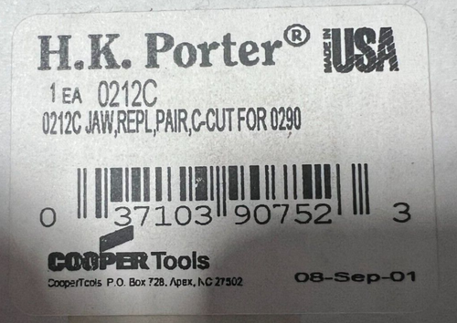 HKP H.K. Porter Bolt Cutter Jaws 0212C - Picture 2 of 3