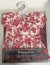American Girl X Janie  Jack Floral Toile Dress- Doll Not Included -NIP