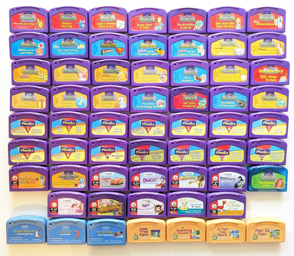 LeapFrog LeapPad Replacement Cartridges Choose Your Titles