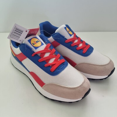 Lidl Damen Sneaker mehrfarbig Neuheit mit Logo Größe 6 Festival Henne Hirsch