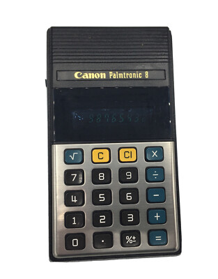 Calculatrice Vintage Canon Palmtronic LD-8M3 – Fonctionnelle, Occasion