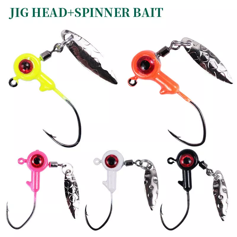 Stand up Jig Head Kit, Crappie Jig Head for Fishing, 1/64oz 1/2oz 1/4oz  1/3oz Lead Jig Head Hook with Small Tackle Box, Swimbait Fishing Hook Fishing  Lure - China Fishing Tackle and