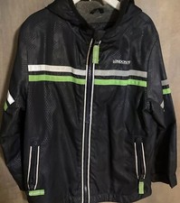 LONDON FOG BOYS LIGHTWEIGHT SPRING FALL HOODED ZIPPER JACKET, SIZE 6