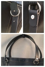 Pair Leather Replacement Straps Handle for Bags Purse Briefcase 6 Colors 4 width