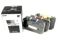 Alps MD Printer Ink Cartridges CMY Color 3-Pack , MDC-FLC3