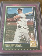 2025 Panini Donruss - Eddie Mathews #67 Holo Purple /99