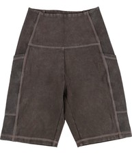 OFFLINE Womens Rib Inset Athletic Workout Shorts, 215, S