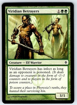 Viridian Betrayers - NPH #124 New Phyrexia Regular LP