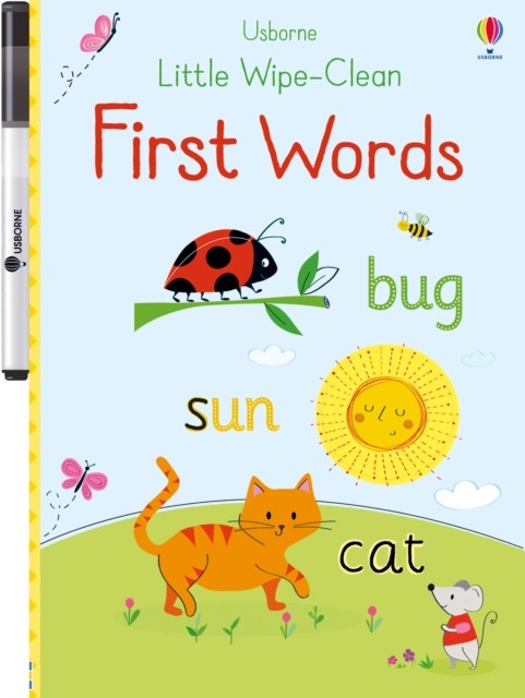 Little Wipe-Clean First Words by Felicity Brooks (Paperback Book)