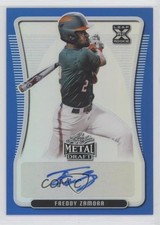 2020 Leaf Metal Draft Blue Rainbow 16/35 Freddy Zamora #BA-FZ1 Auto 0w7