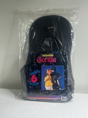 Vintage Inflatable 6 Ft Gorilla (New Old stock).  1990 s Made In Taiwan