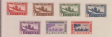  BEAU lot 7 ANCIENS TIMBRES GUINEE COLONIES FRANCAISES NEUFS  1940 AERIEN 