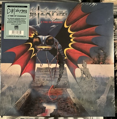 Blitzkrieg - A Time of Changes LP 2021 High Roller HRR 768 [w/ Bonus 10'' EP] NEW