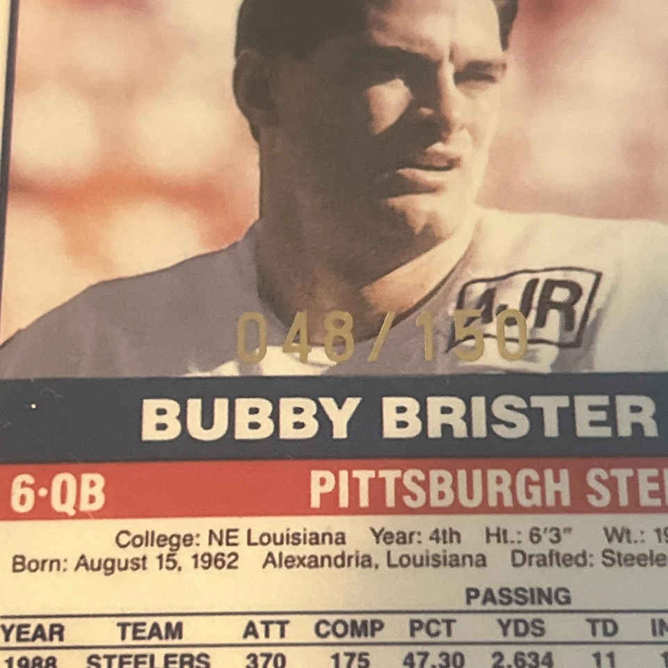 2001 BUBBY BRISTER - 10th Anniversary Autograph 48/150 Low Pop! BGS 7.5 - Image 3 of 4